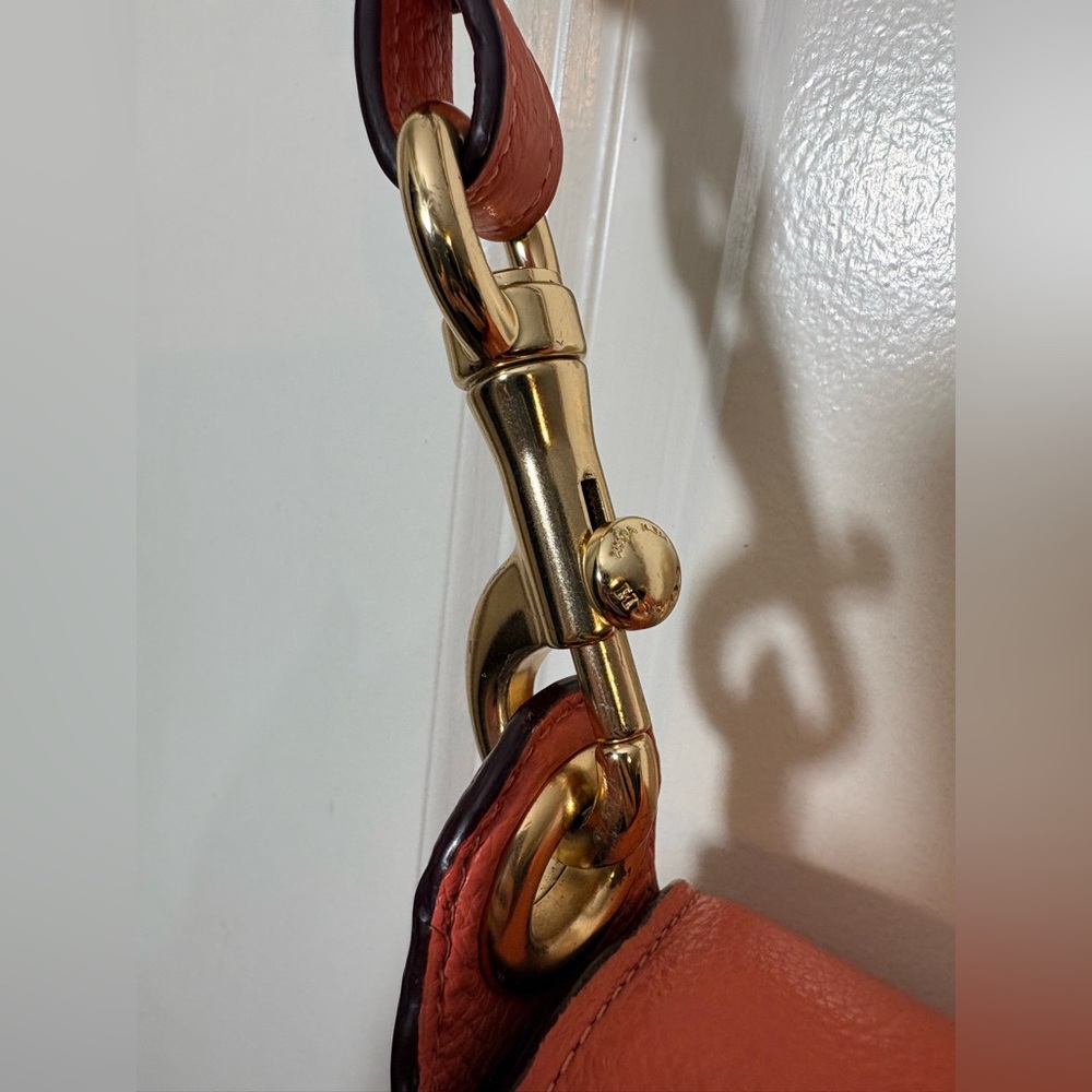 NEAR MINT Coach Jes Messenger in Rare HIBISCUS Pink | Large Crossbody - Picture 10 of 16